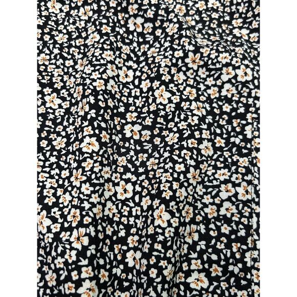 Summersalt The On-The-Go Zip-Up Jacket Women's Small Black White Floral Print - Picture 4 of 16